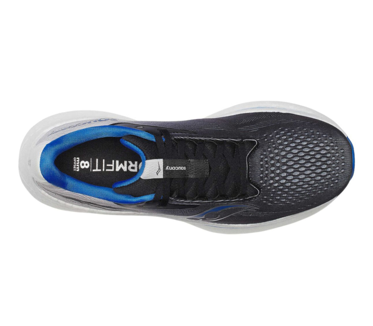 Tomaia Scarpa Saucony Ride 18 uomo black skydiver