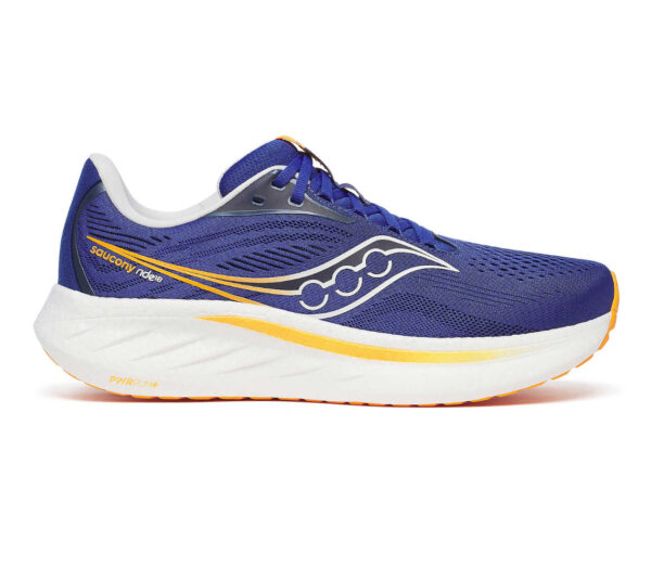 Scarpa Saucony Ride 18 uomo blu gialla
