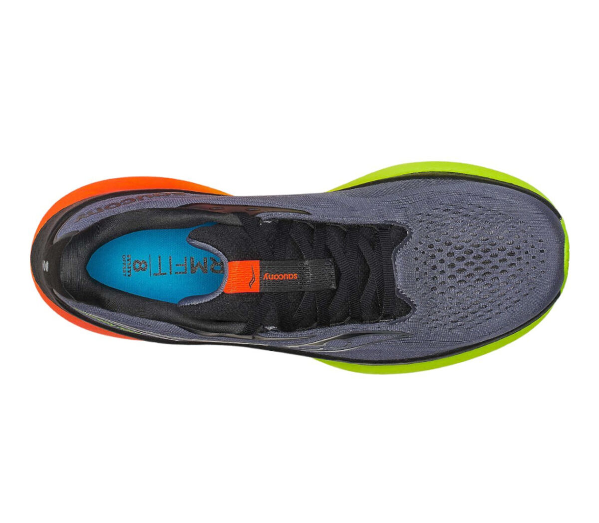 Tomaia Scarpa Saucony Ride 18 uomo shadow vizi