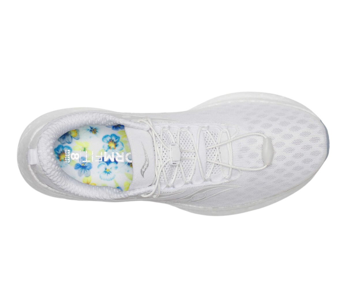 Tomaia Scarpa Saucony Ride 18 uomo bianca