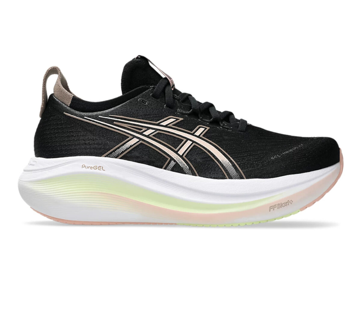 Scarpa Asics Gel-Nimbus 27 donna nera rosa