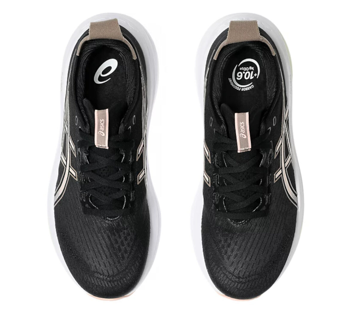 Tomaia Scarpa Asics Gel-Nimbus 27 donna nera rosa