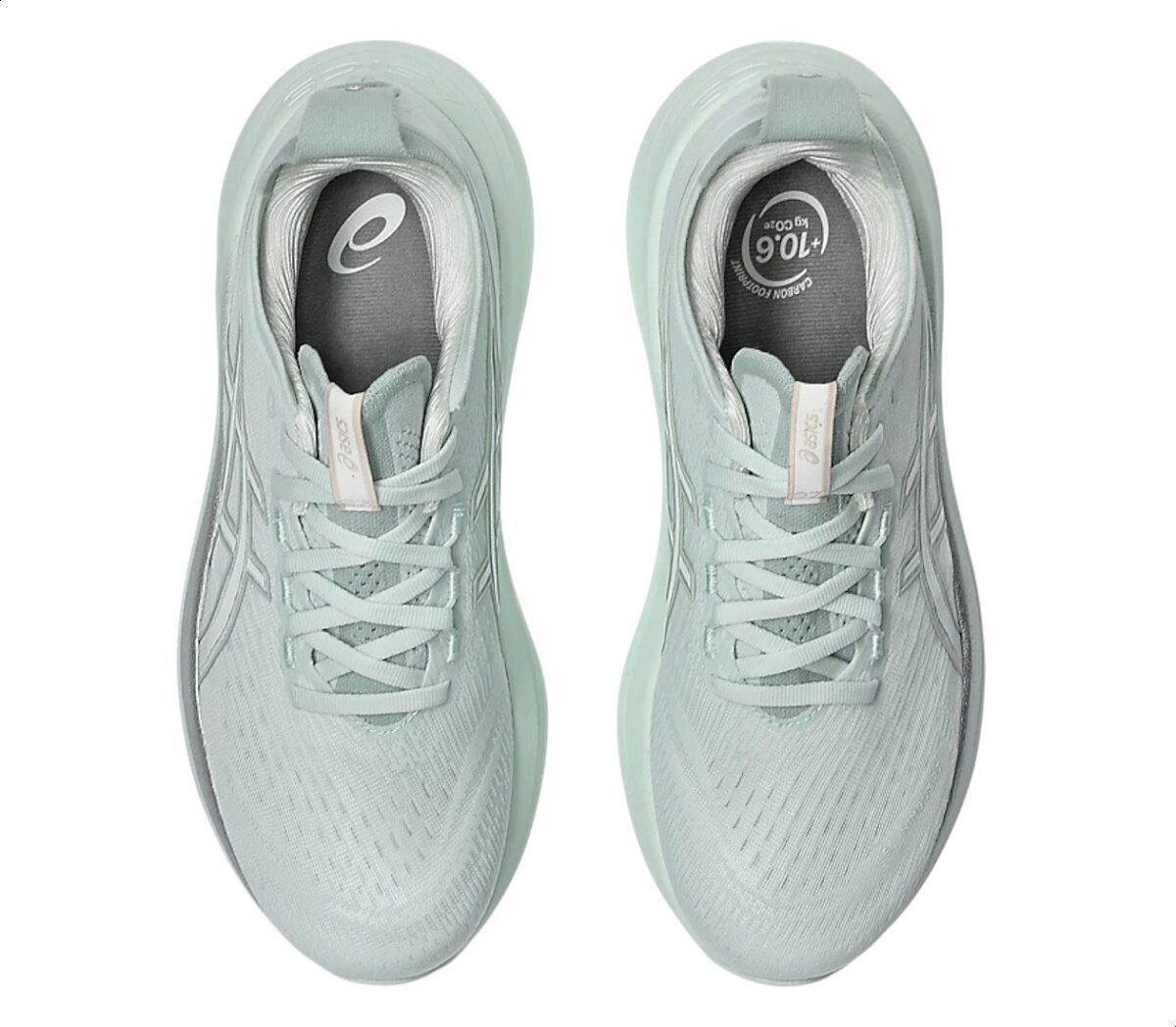 Tomaia Scarpa Asics Gel-Nimbus 27 donna Pure Aqua White