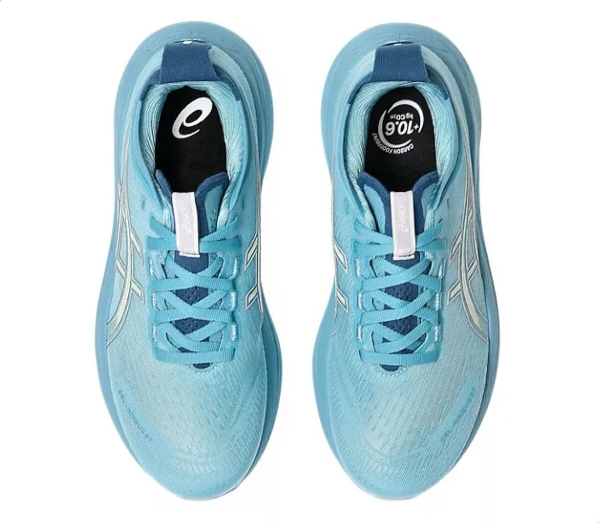 Tomaia Scarpa Asics Gel Nimbus 27 donna stillwater cream
