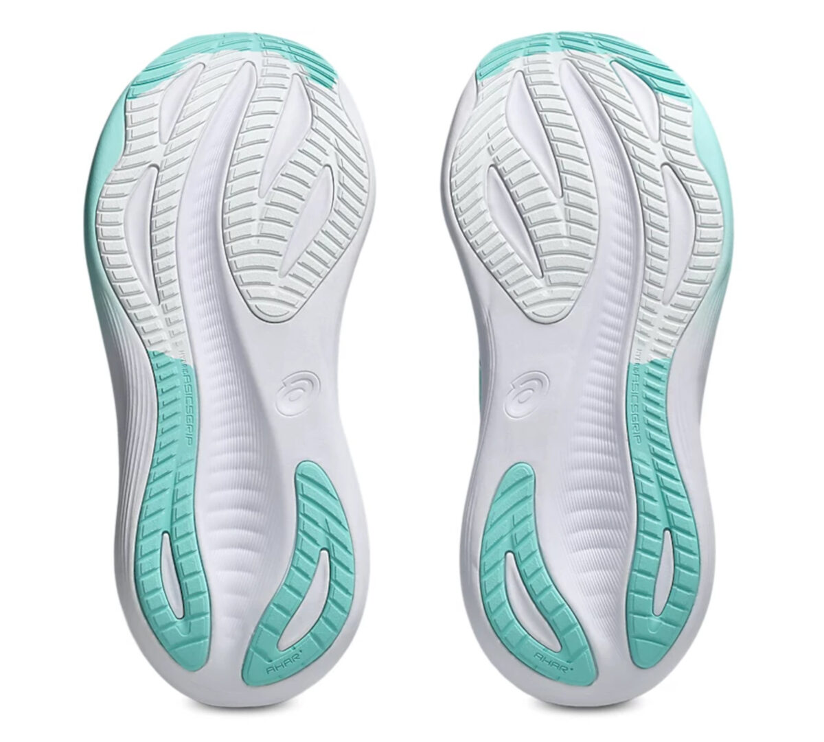 Suola Scarpa Asics Gel nimbus 27 donna bianca verde