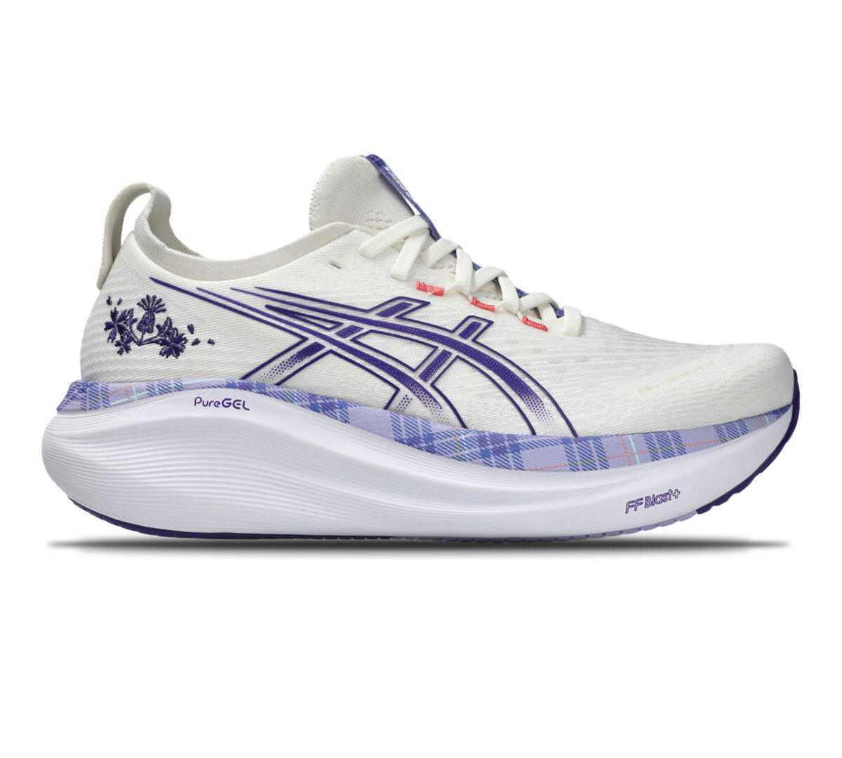 Scarpa Asics Gel nimbus 27 donna bianca viola