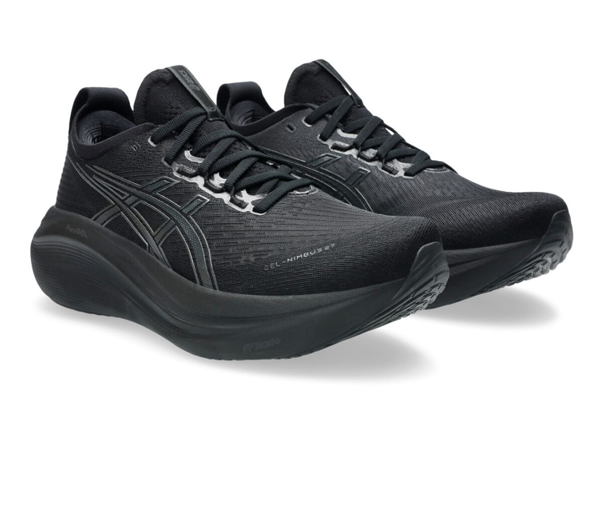 Coppia Scarpa Asics gel nimbus 27 uomo Black/Graphite Grey