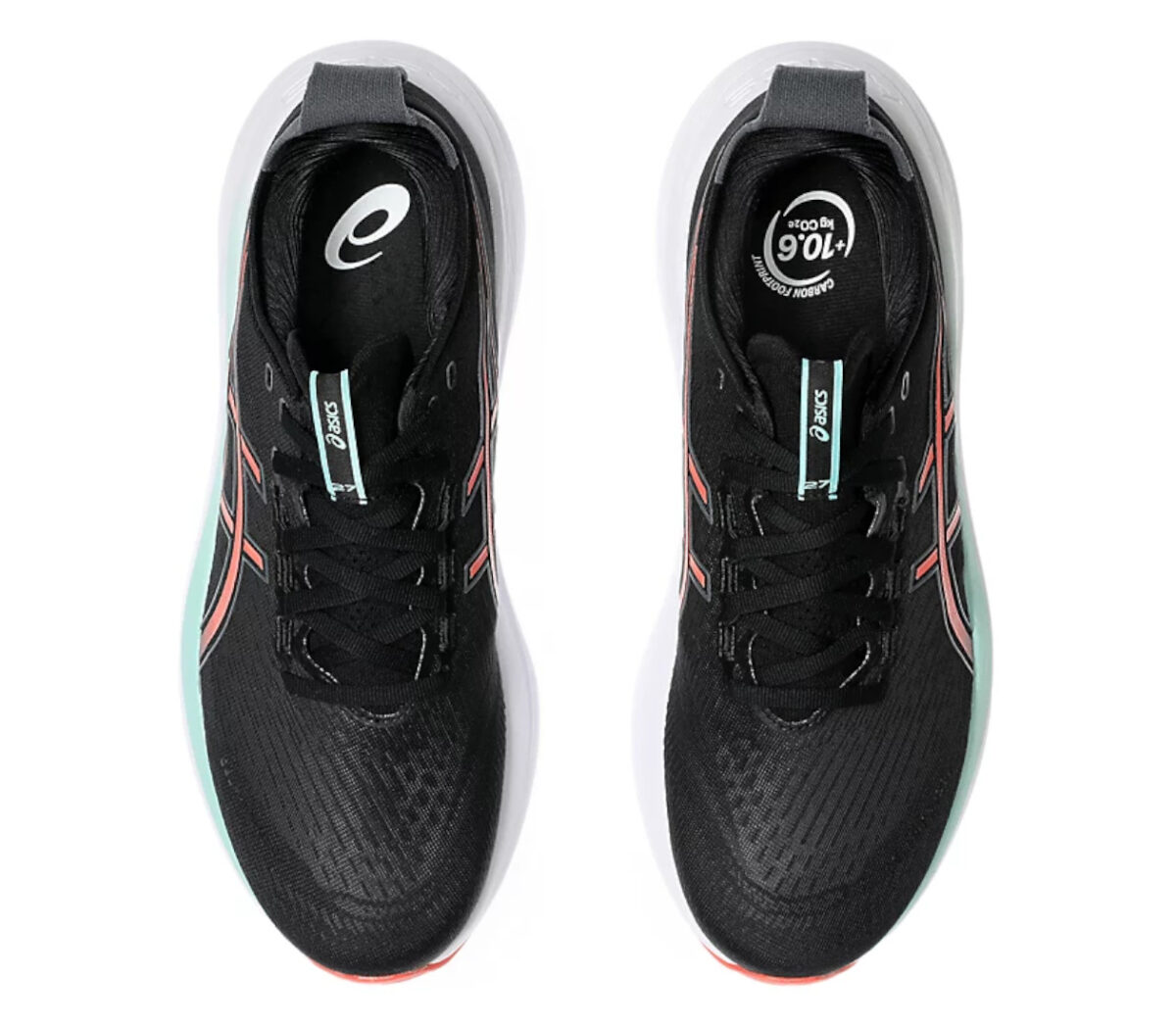 Tomaia Scarpa Asics Gel-Nimbus 27 uomo nera rossa