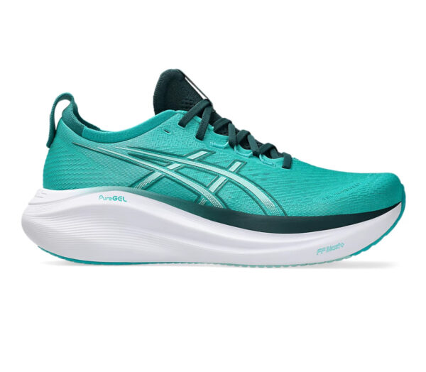 Scarpa New Balance Asics Gel Nimbus 27 uomo Wave Teal/Saxon Green