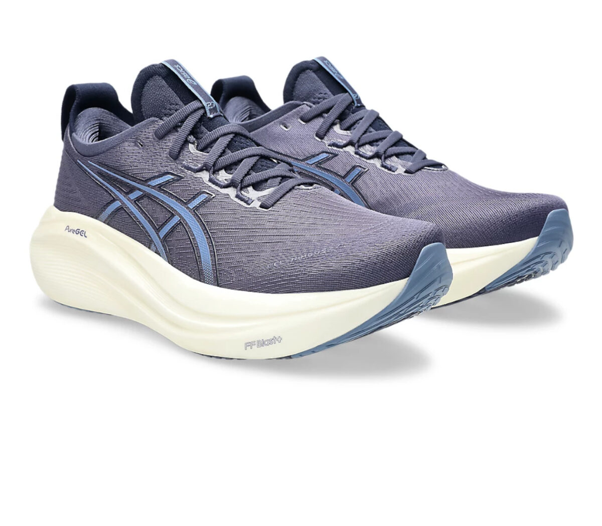 Coppia Scarpa Asics Gel-Nimbus 27 uomo Indigo Fog Denim Blue