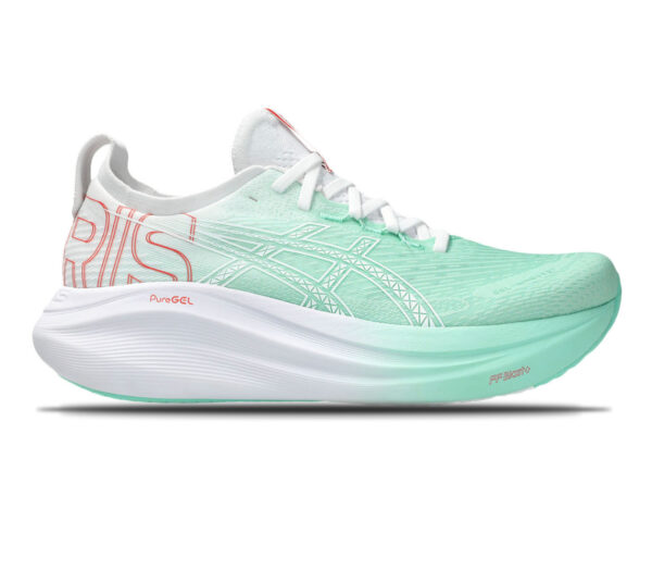 Scarpa Asics Gel-Nimbus 27 uomo verde bianca