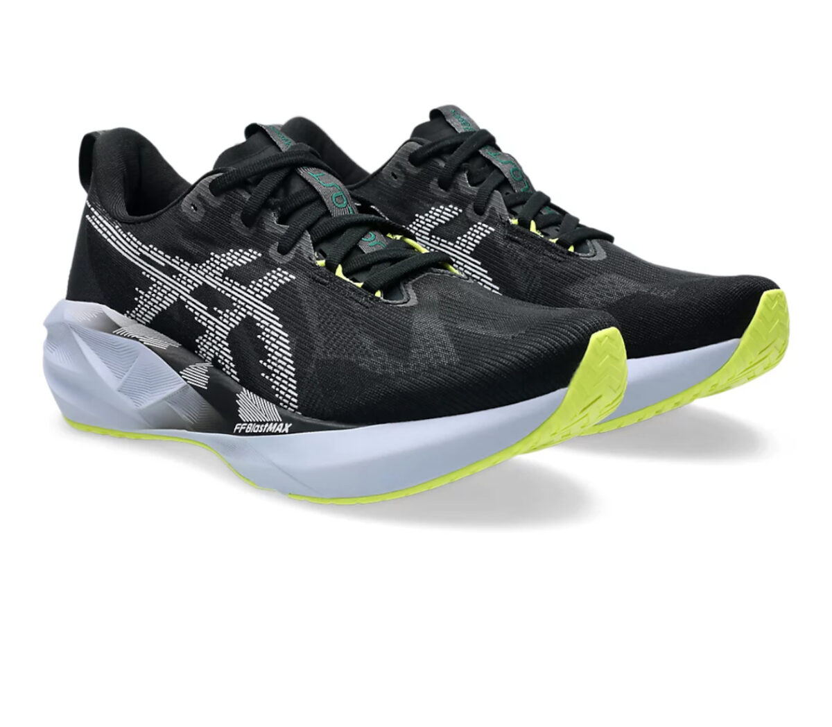 Coppia Scarpa Asics Novablast 5 uomo Black Blue Fade