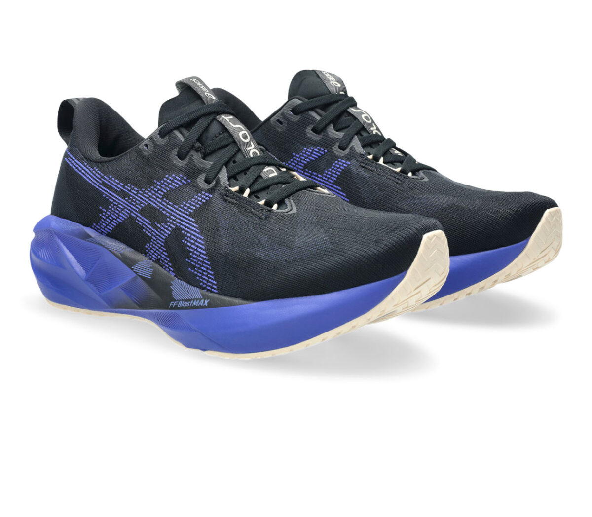Coppia Scarpa Asics Novablast 5 uomo blu nera
