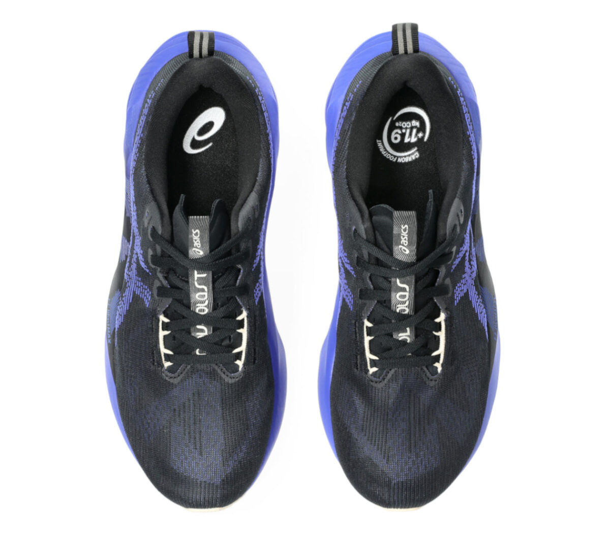 Tomaia Scarpa Asics Novablast 5 uomo blu nera