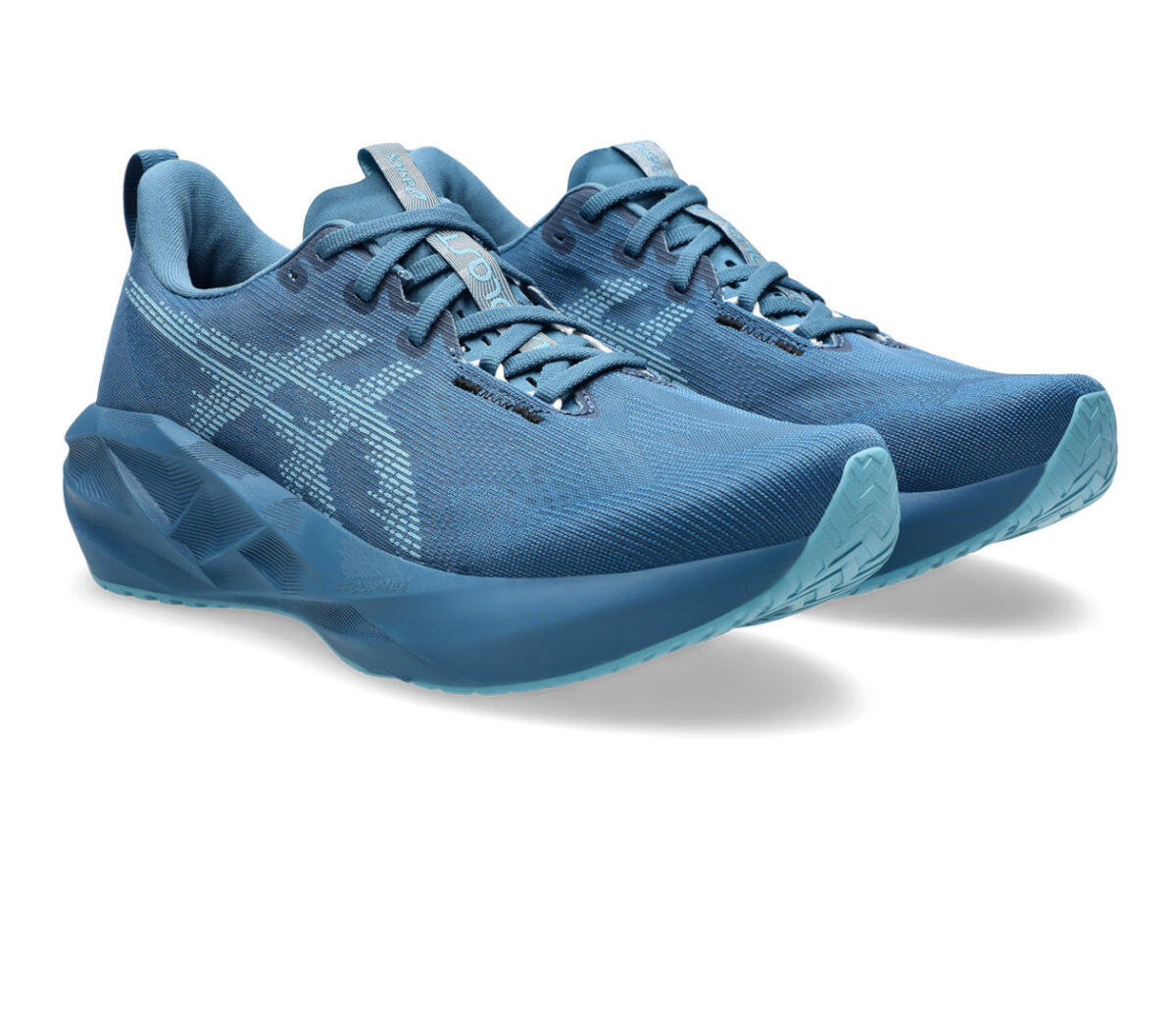 Coppia Scarpa Asics Novablast 5 uomo Winter Sea Stillwater