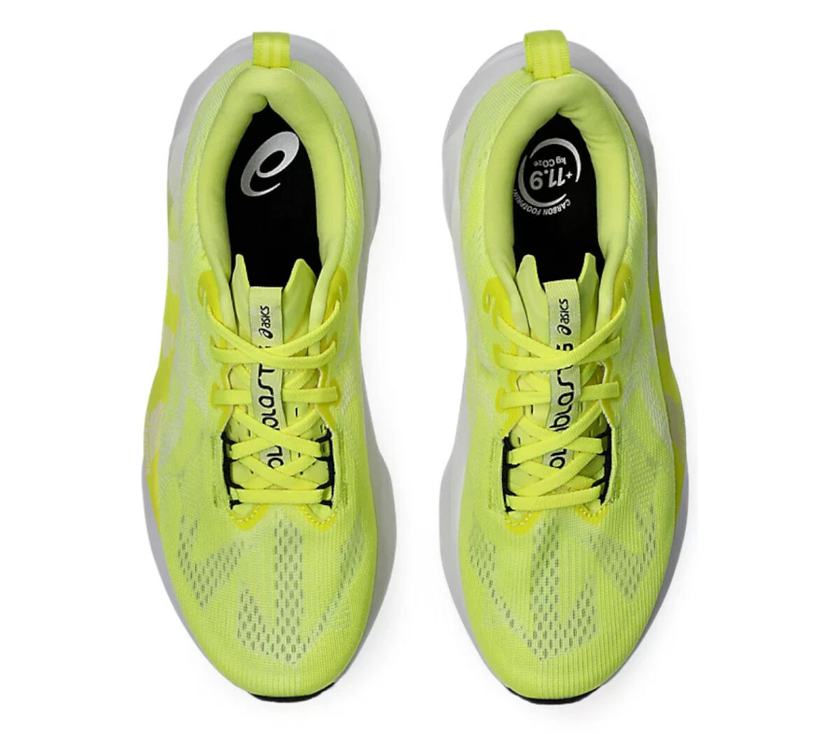 Tomaia Scarpa Asics Novablast 5 uomo gialla
