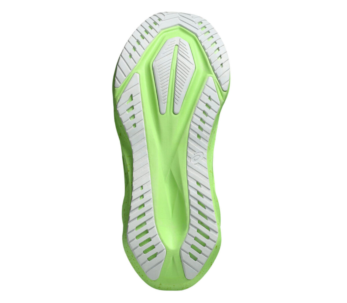 Suola Scarpa Asics Novablast 5 uomo verde fluo