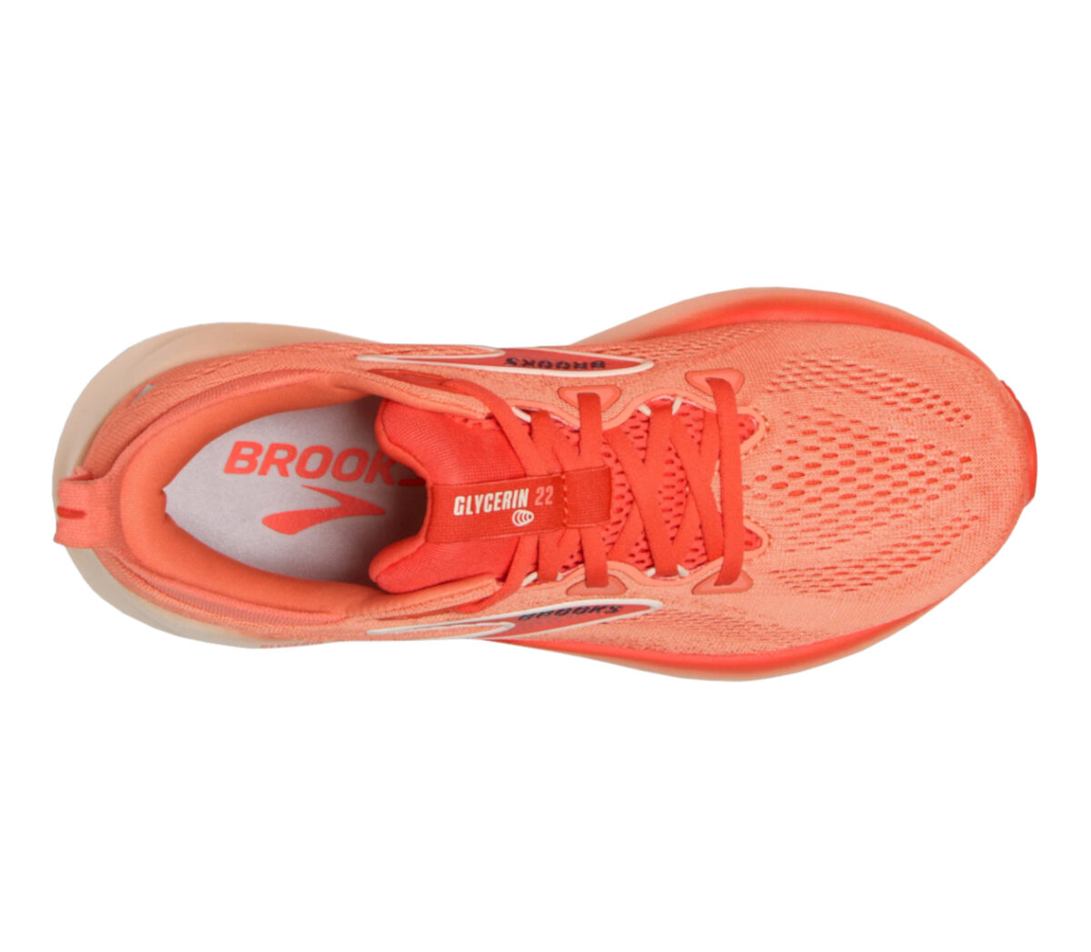 Tomaia Scarpa Brooks Glycerin 22 donna arancione