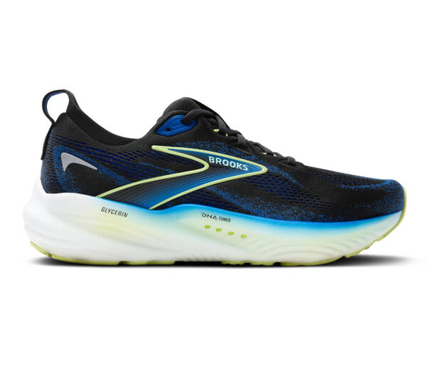 Scarpa Brooks Glycerin 22 uomo Black/Cobalt/Neo Yellow