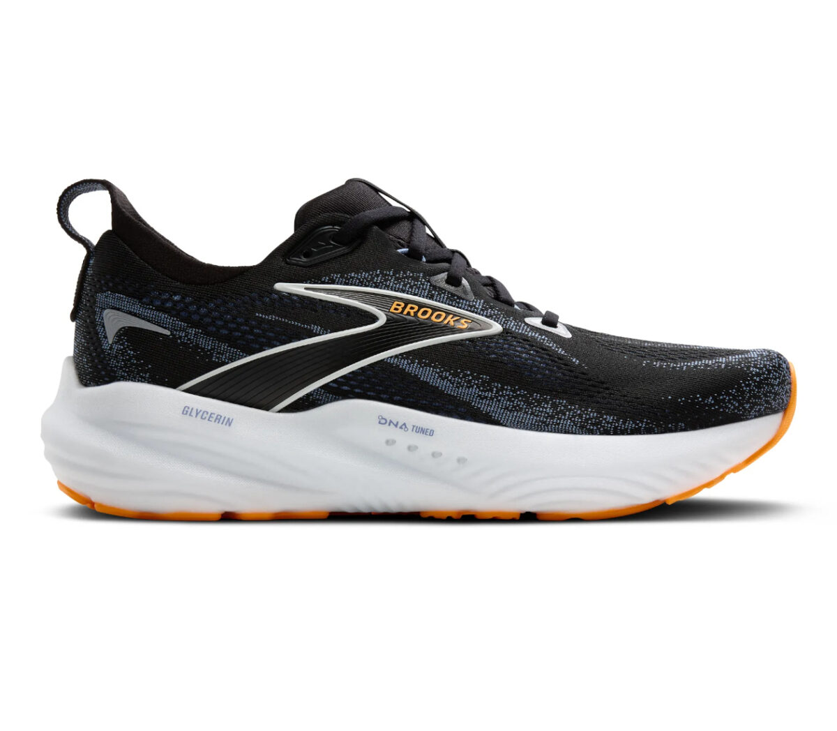 Scarpa Brooks Glycerin 22 uomo nera arancione