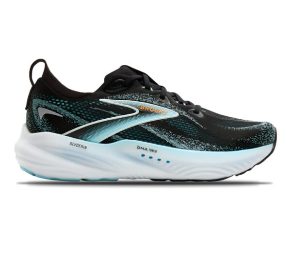 Scarpa Brooks Glycerin 22 uomo nera celeste