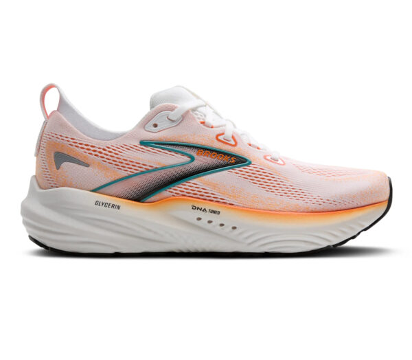 Scarpa Brooks Glycerin 22 uomo arancione bianca