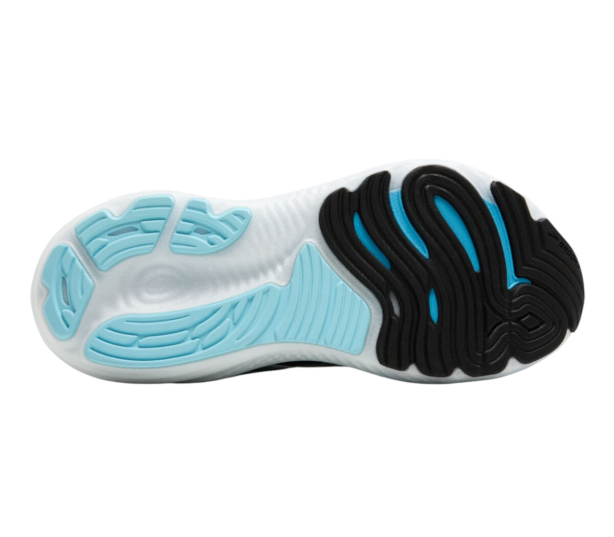 Suola Scarpa Brooks Glycerin GTS 22 uomo nera celeste