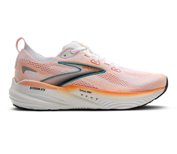 Scarpa Brooks Glycerin GTS 22 uomo arancione bianca