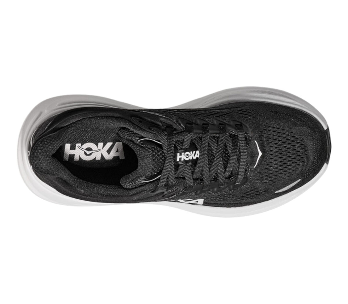 Tomaia Scarpa Hoka Bondi 9 donna black white