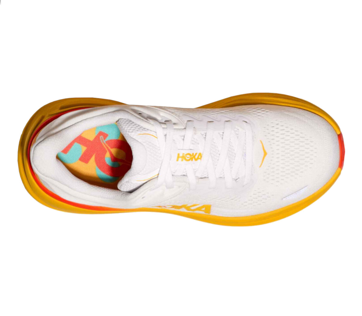 Tomaia Scarpa Hoka Bondi 9 donna frost sunflower