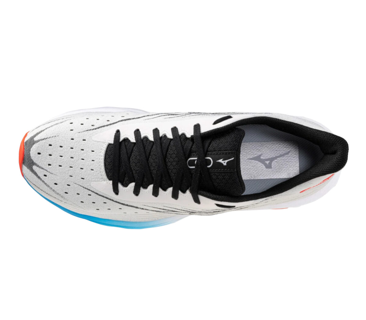 Tomaia Scarpa Mizuno Skyrise 6 uomo bianca arancione