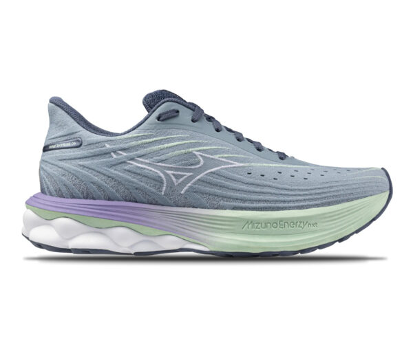 Scarpa Mizuno Wave Skyrise 6 donna celeste verde