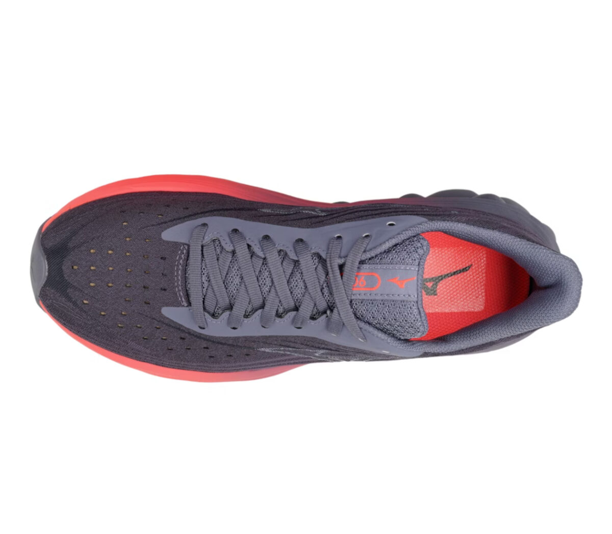 Tomaia Scarpa Mizuno Wave Skyrise 6 donna grigia arancione