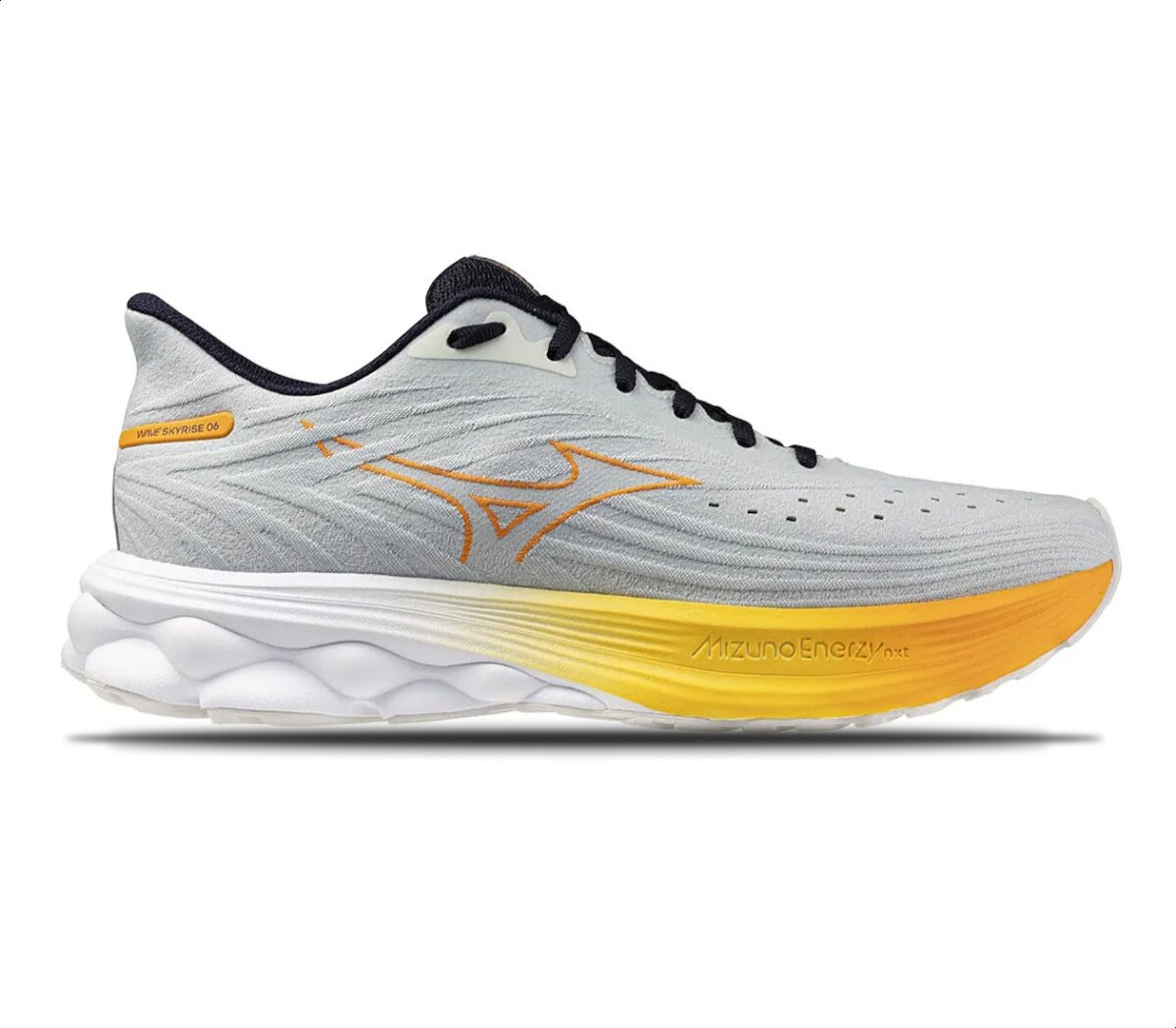Scarpa Mizuno Wave Skyrise 6 uomo grigia gialla
