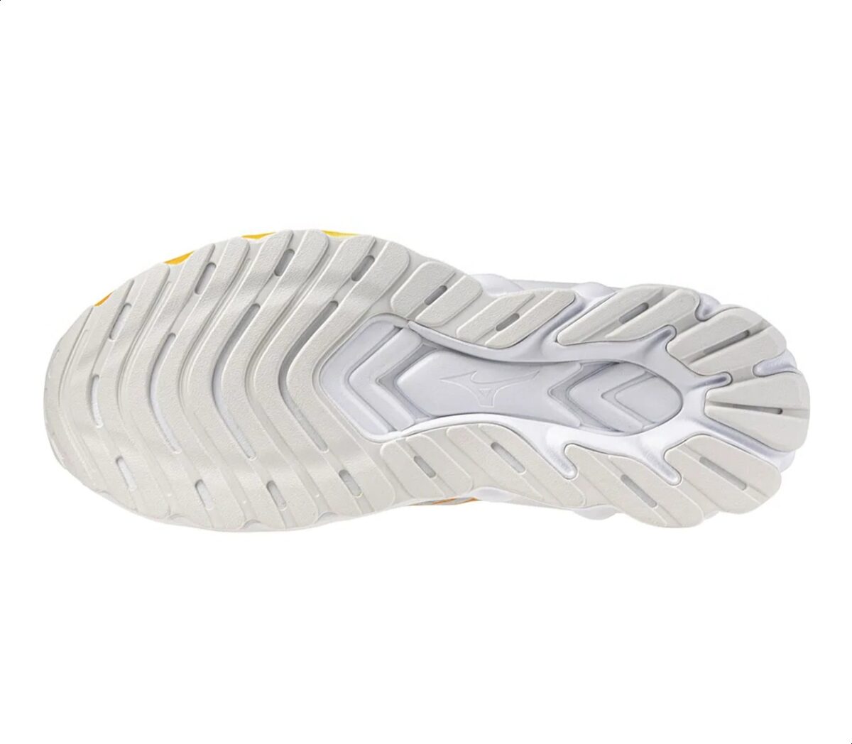Suola Scarpa Mizuno Wave Skyrise 6 uomo grigia gialla