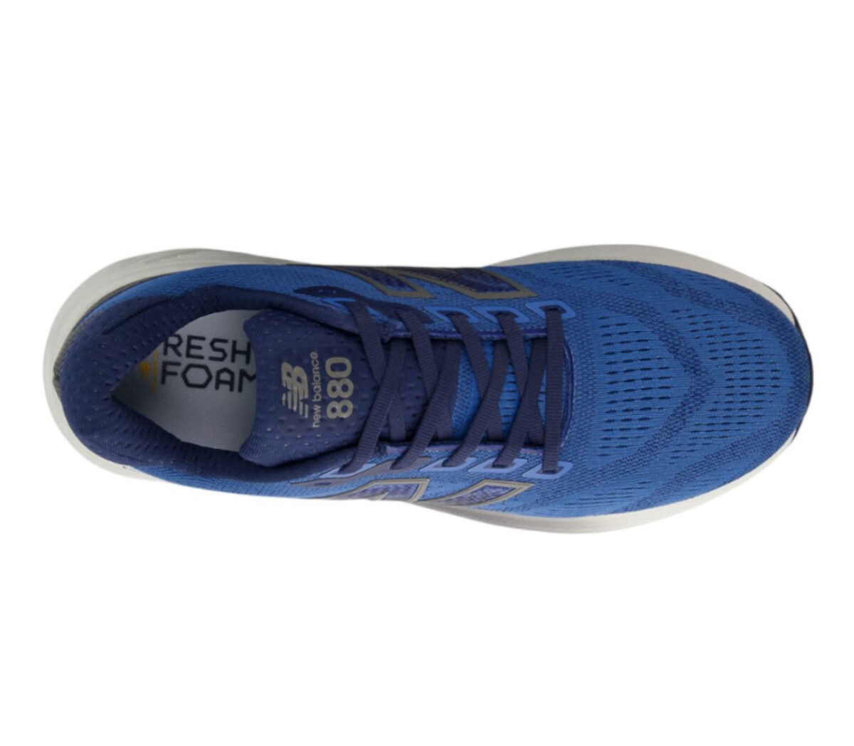 Tomaia Scarpa New Balance FreshFoam 880 v15 2E Wide uomo Sea Stone NB Navy Marmalade