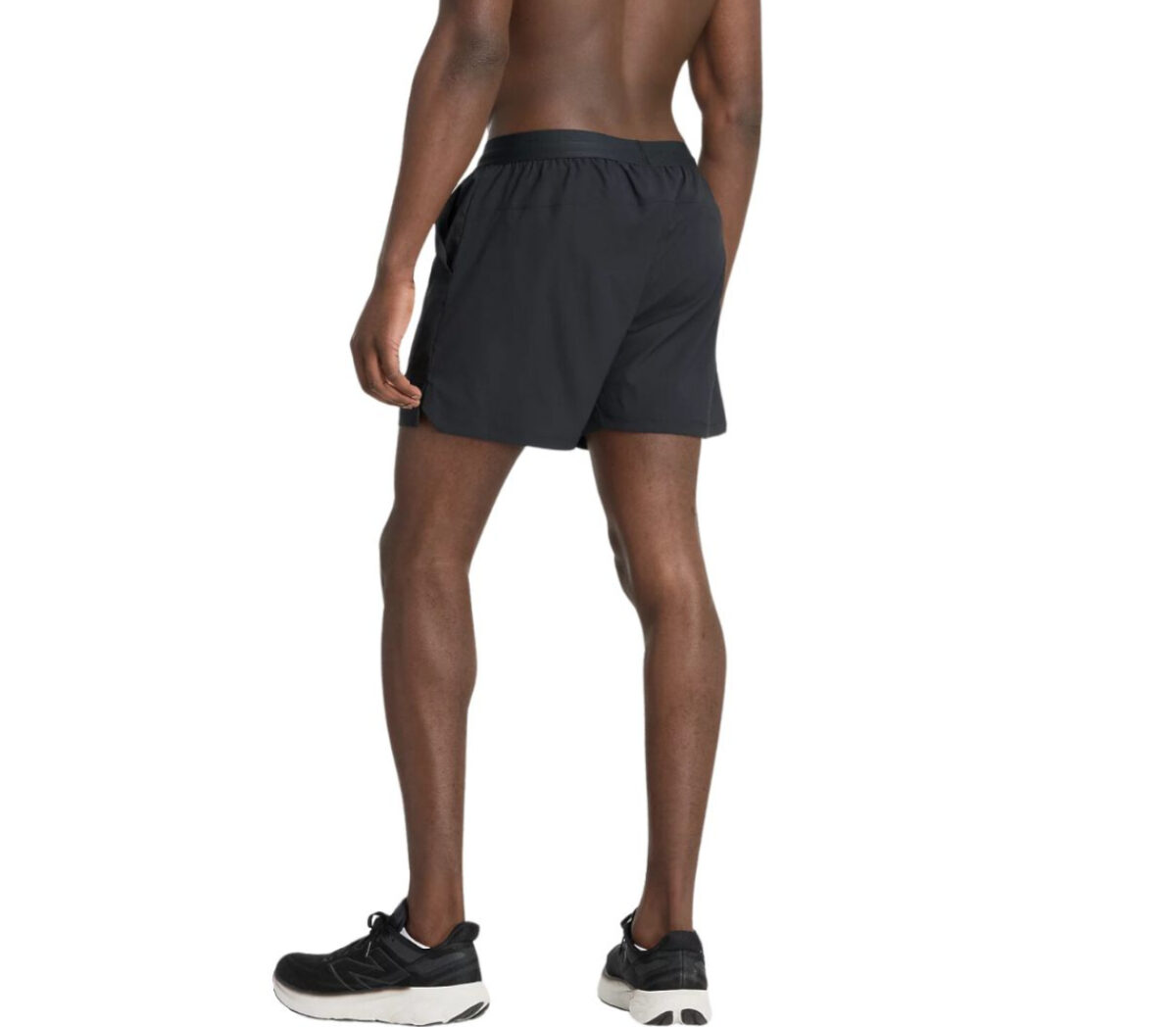 Dietro Pantaloncini New Balance AC Lined Short 5” uomo neri