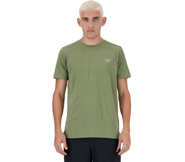 T-shirt New Balance Sport Essentials T-shirt uomo verde militare