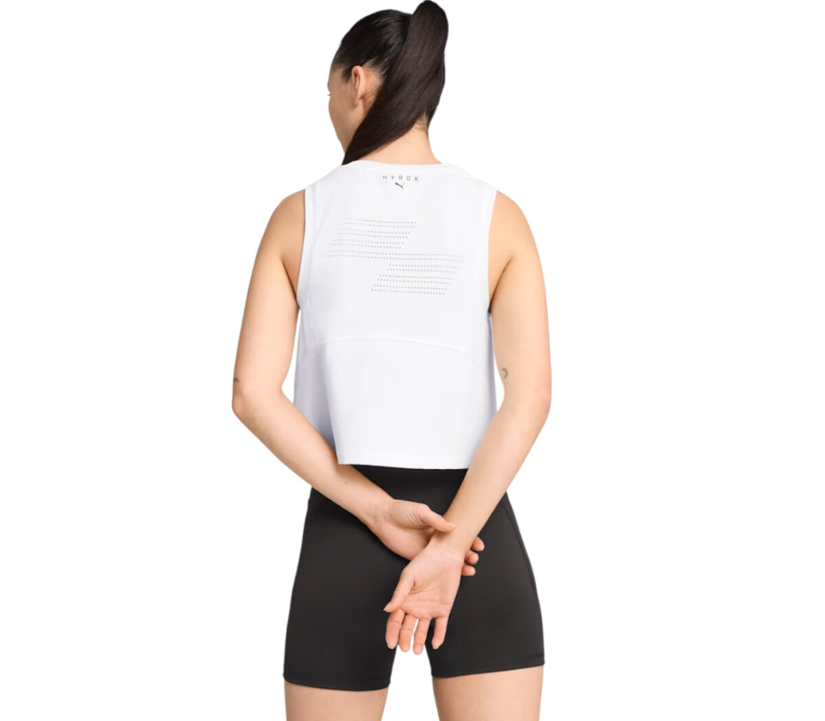 Dietro Top Puma HYROX Cloudspun Sleeveless donna bianco