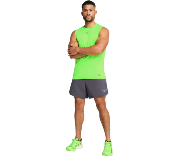Canotta Puma HYROX Cloudspun Tank uomo verde fluo