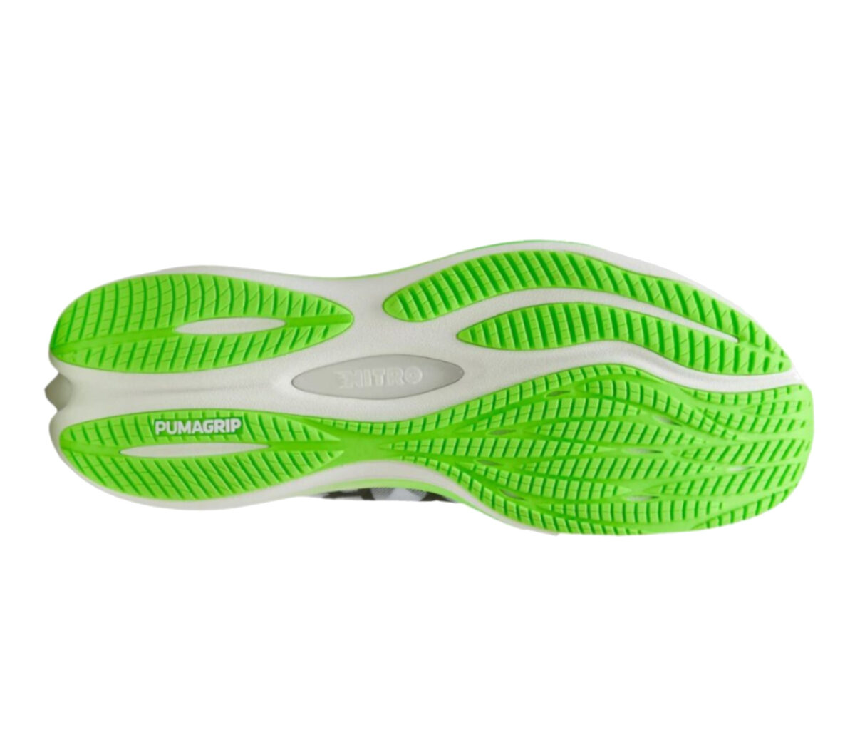 Suola Scarpa Puma Velocity nitro 2 HYROX uomo bianca verde