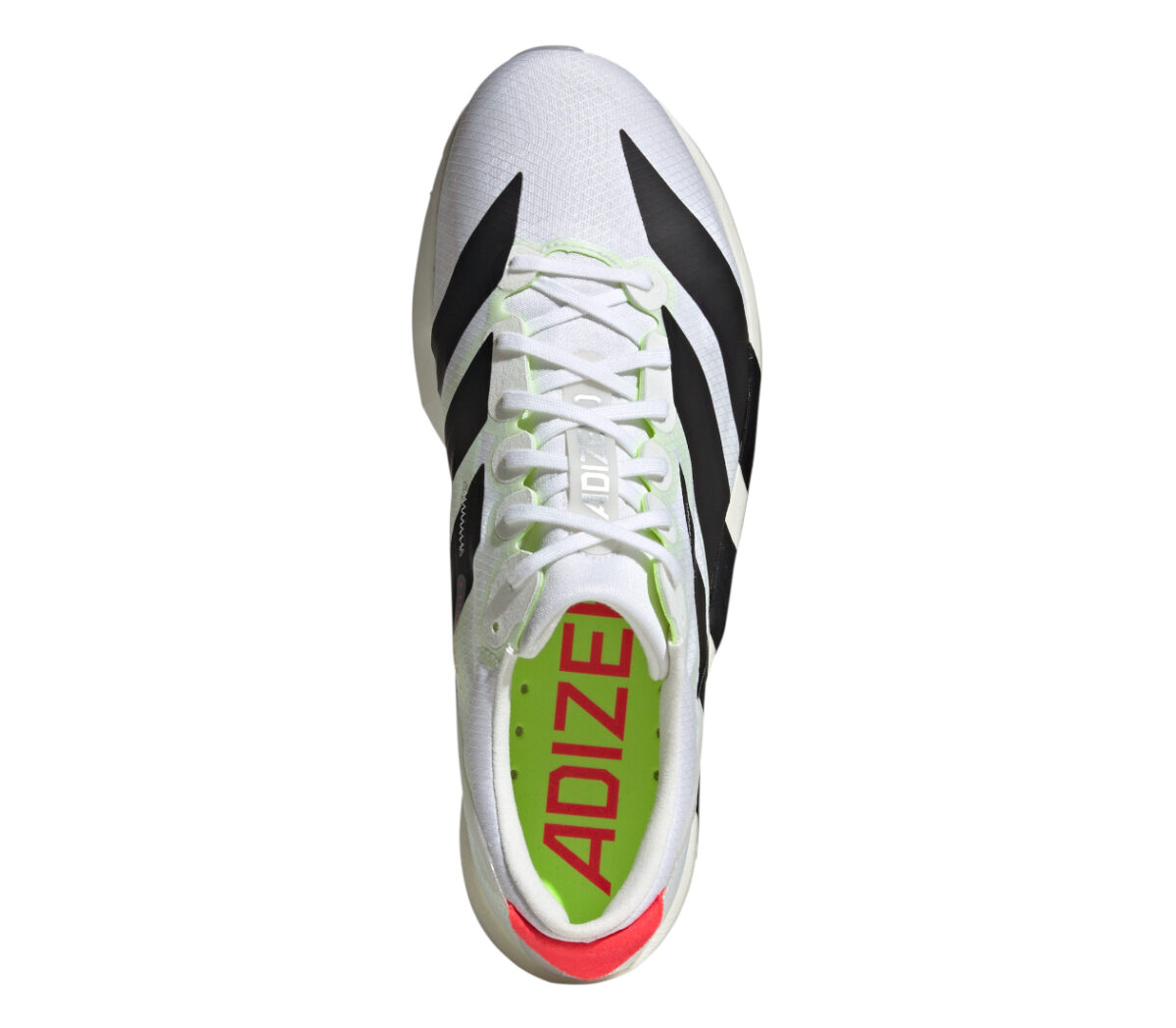 Tomaia Scarpa Adidas Adizero Adios 9 uomo bianca nera