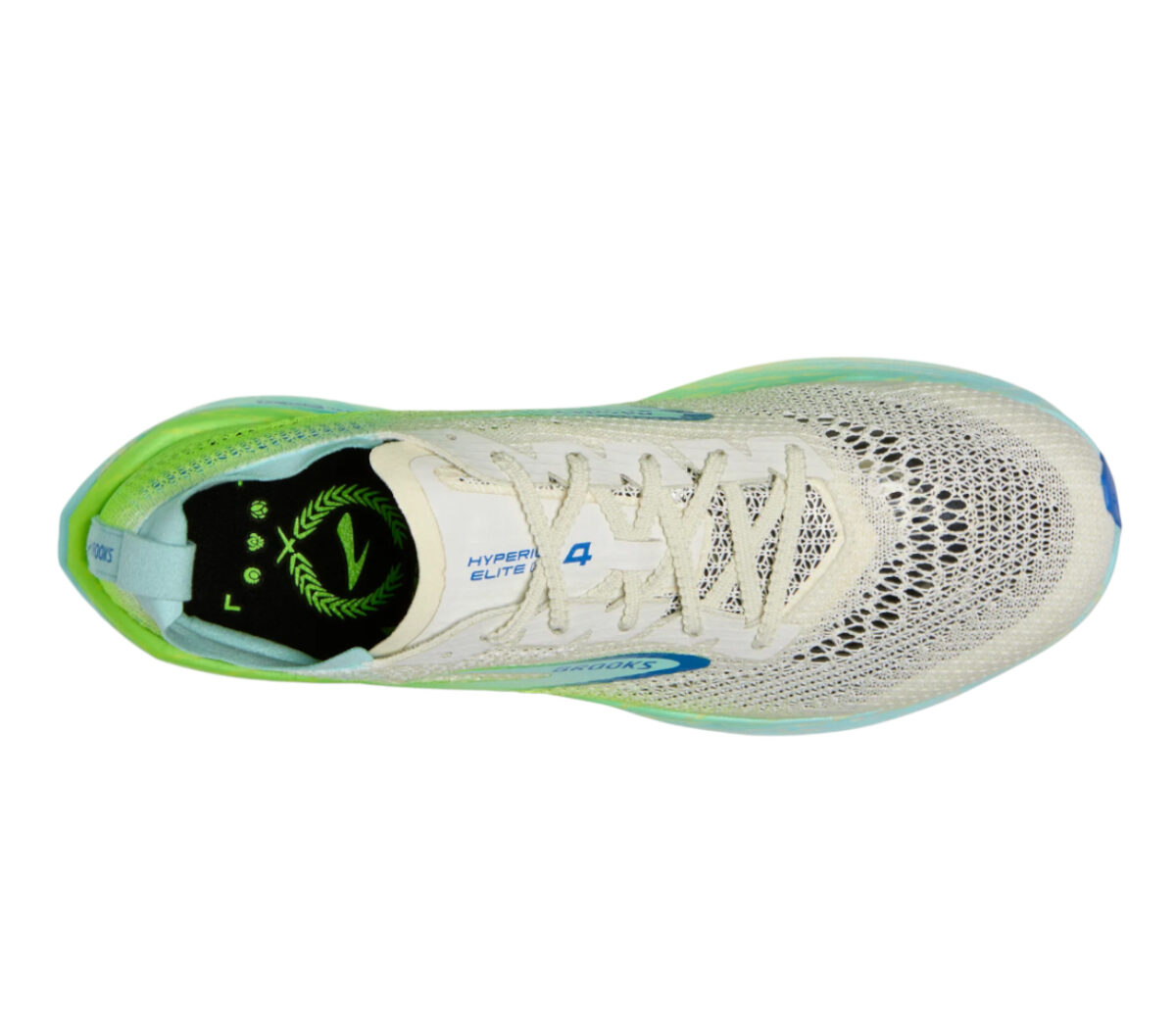 Tomaia Scarpa Brooks Hyperion Elite 4 PB unisex bianca verde