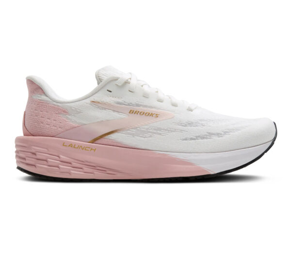 Scarpa Brooks Launch 11 donna bianca rosa