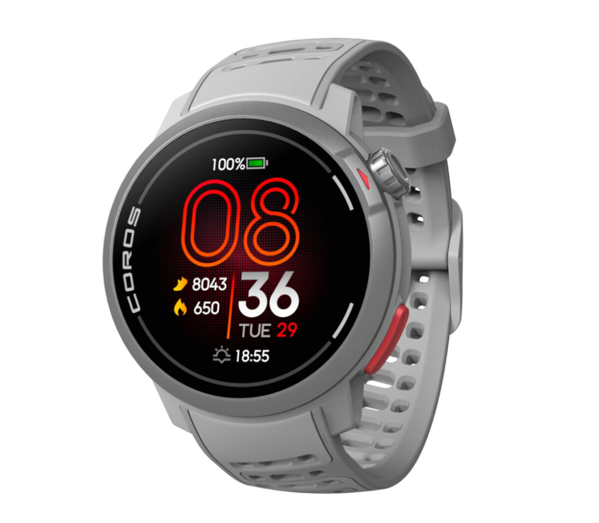 Lato Orologio Coros Pace Pro unisex grey