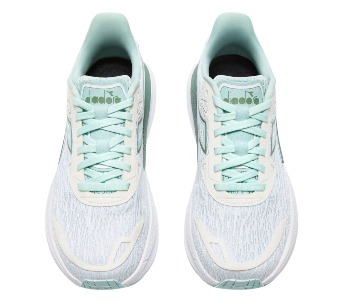 Tomaia Scarpa Diadora Nucleo 2 W donna bianca verde