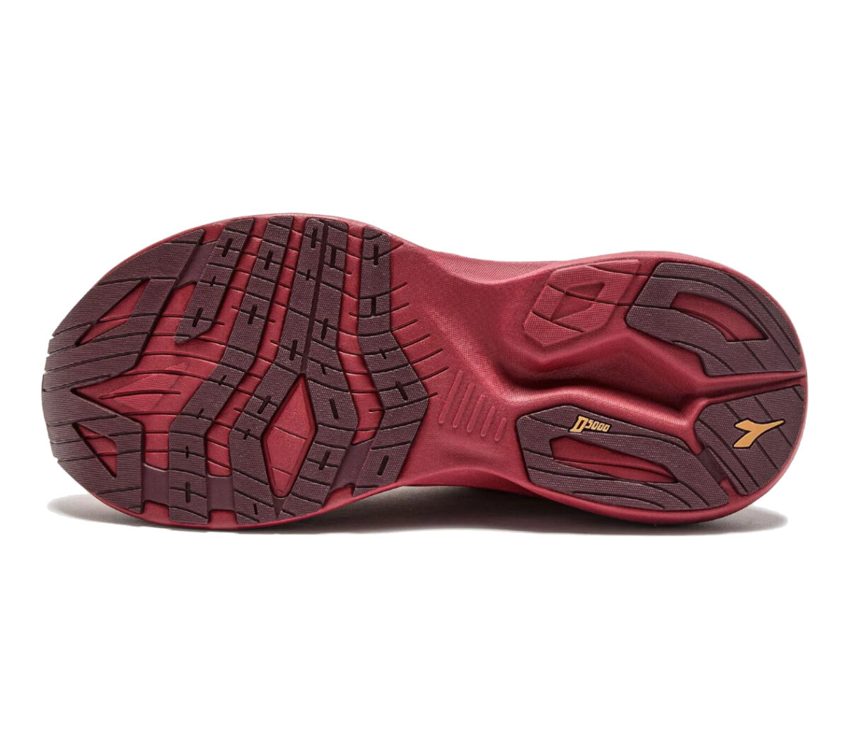 Suola Scarpa Diadora Nucleo 2 donna arancione rossa