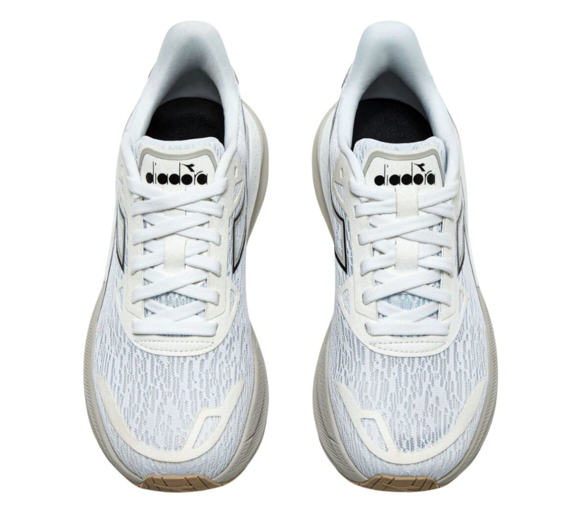 Tomaia Scarpa Diadora Nucleo 2 donna bianco argento