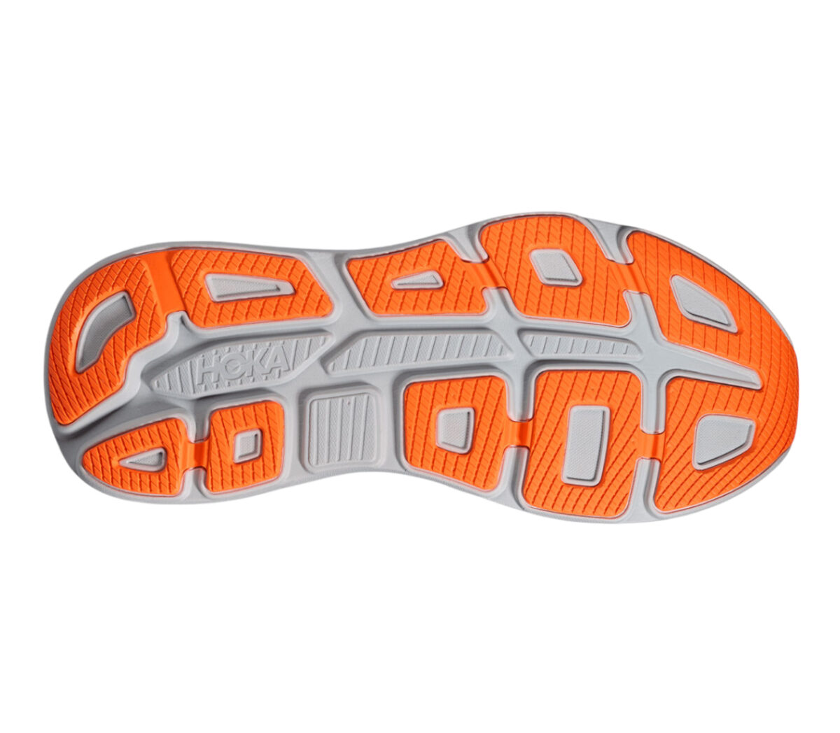 Suola Scarpa Hoka Bondi 9 uomo antracite arancione