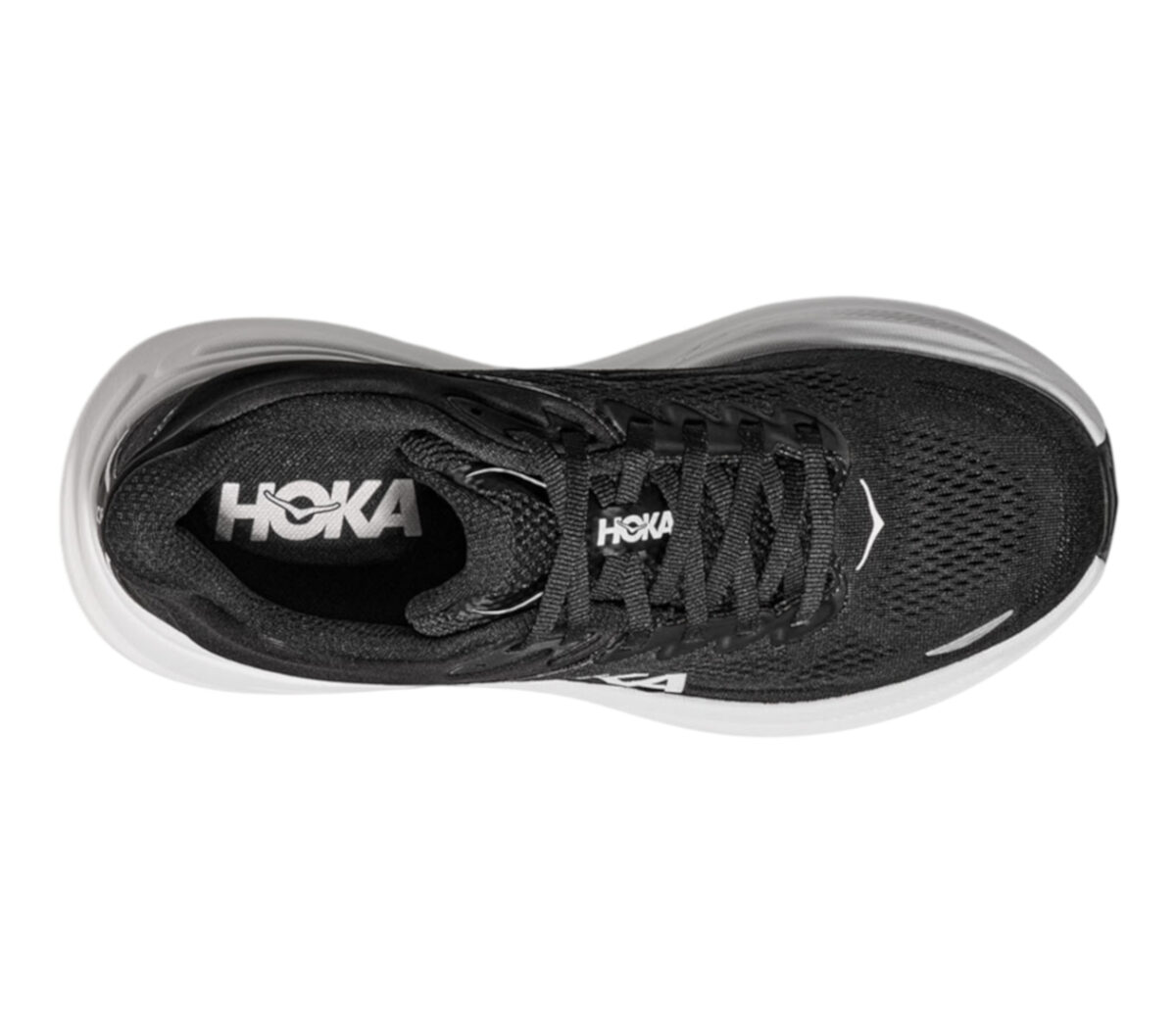 Tomaia Scarpa Hoka Bondi 9 uomo black white
